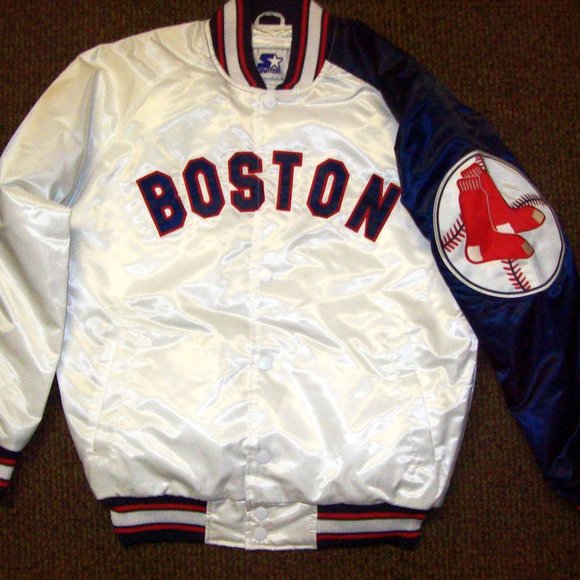 BOSTON RED SOX Starter Snap Down Jacket